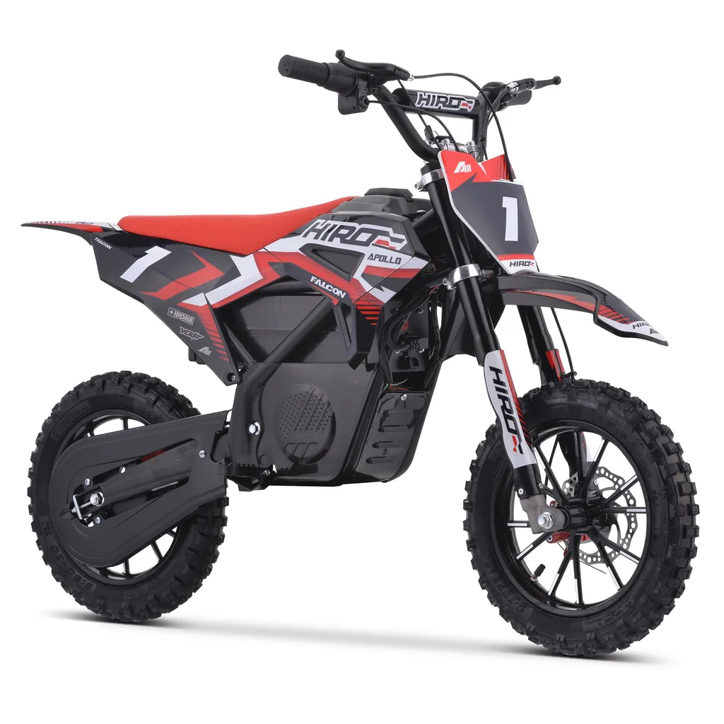 Moto électrique pour enfant avec puissance réglable, idéale pour jeunes pilotes à partir de 4 ans recherchant sécurité et sensations.