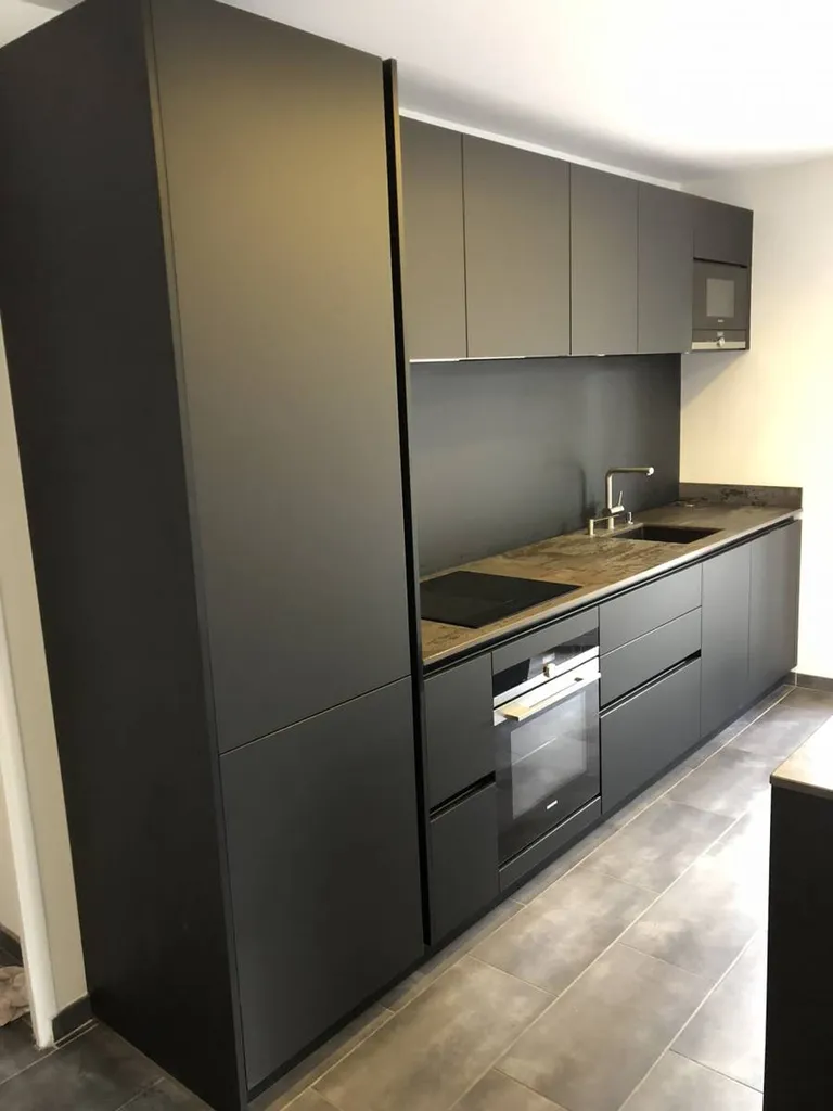 réalisation cuisine linéaire villeurbanne