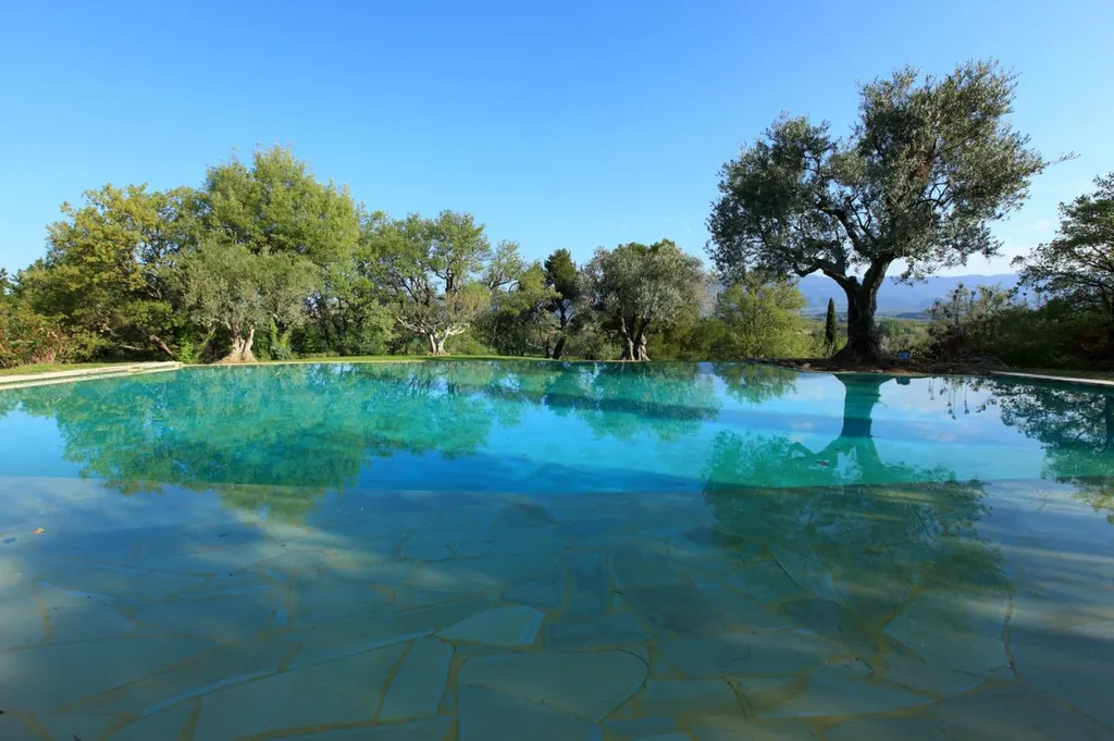 Enjoy a clean infinite pool in the Luberon