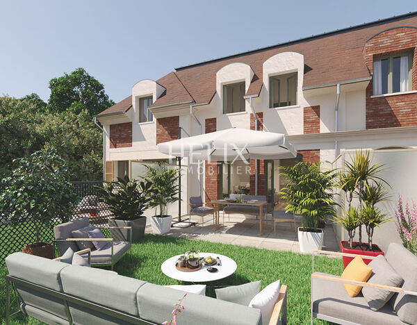 Vivre dans un appartement neuf avec un beau jardin dans un cadre paisible.