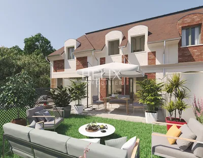 Vivre dans un appartement neuf avec un beau jardin dans un cadre paisible.