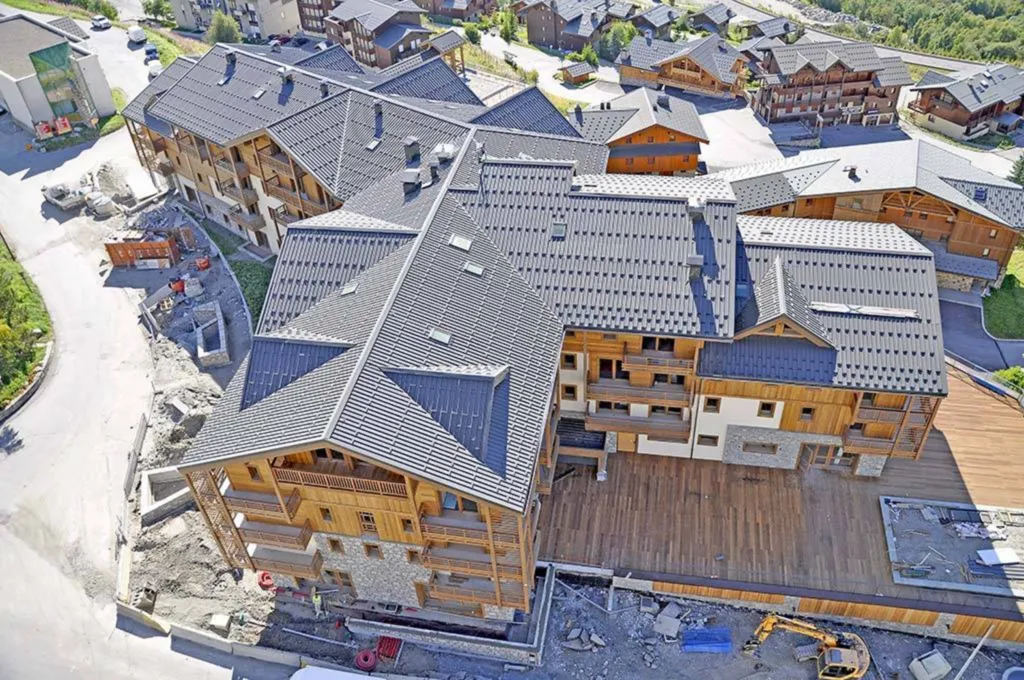 Avancement des travaux Le Coeur des loges aux Menuires