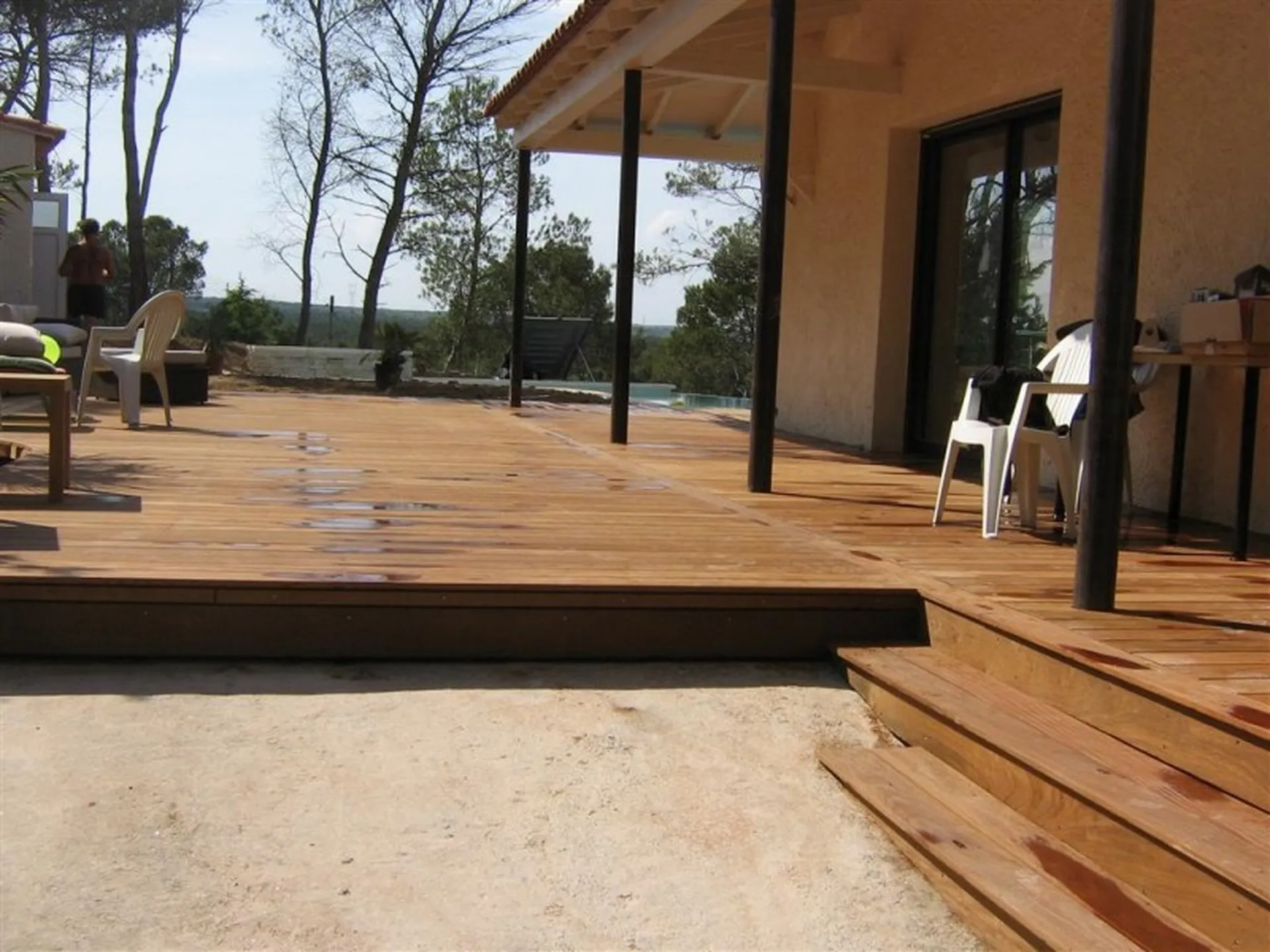 Pose de terrasse en Ipe sur Calas