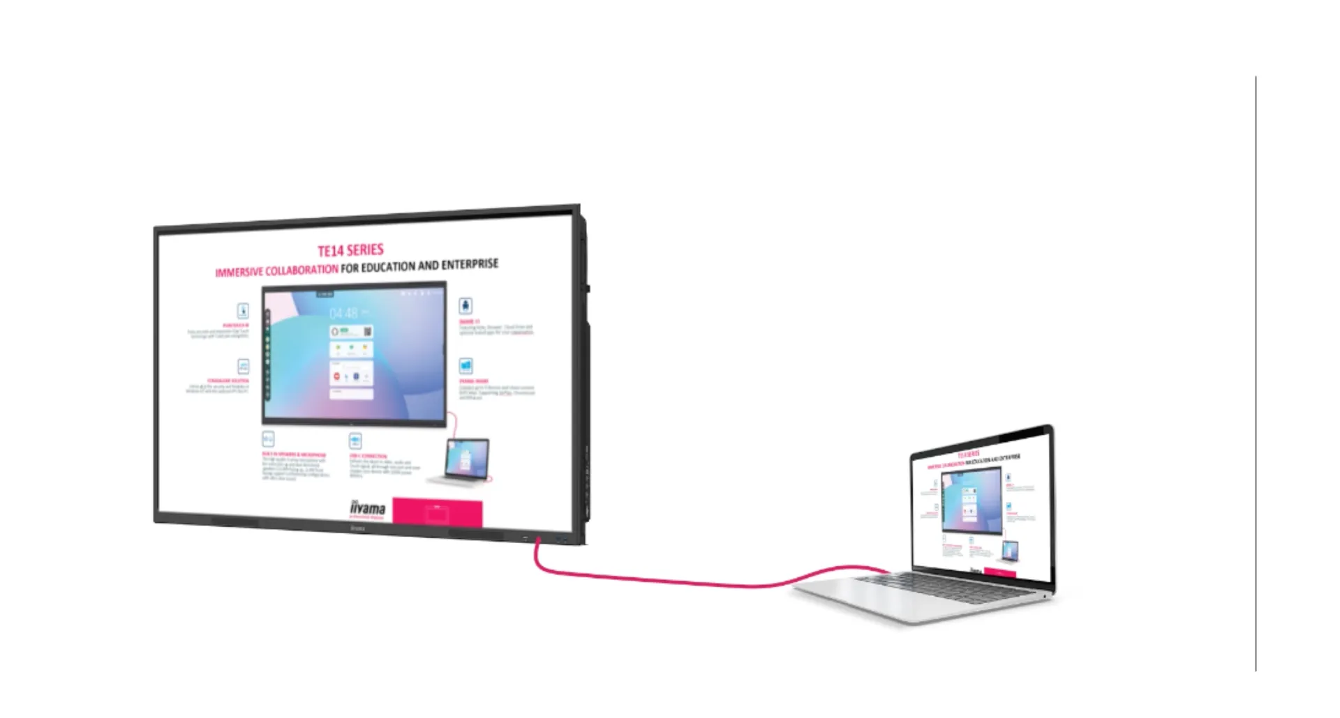 location écran 65 pouces tactile à vitrolles dans les bouches du Rhône