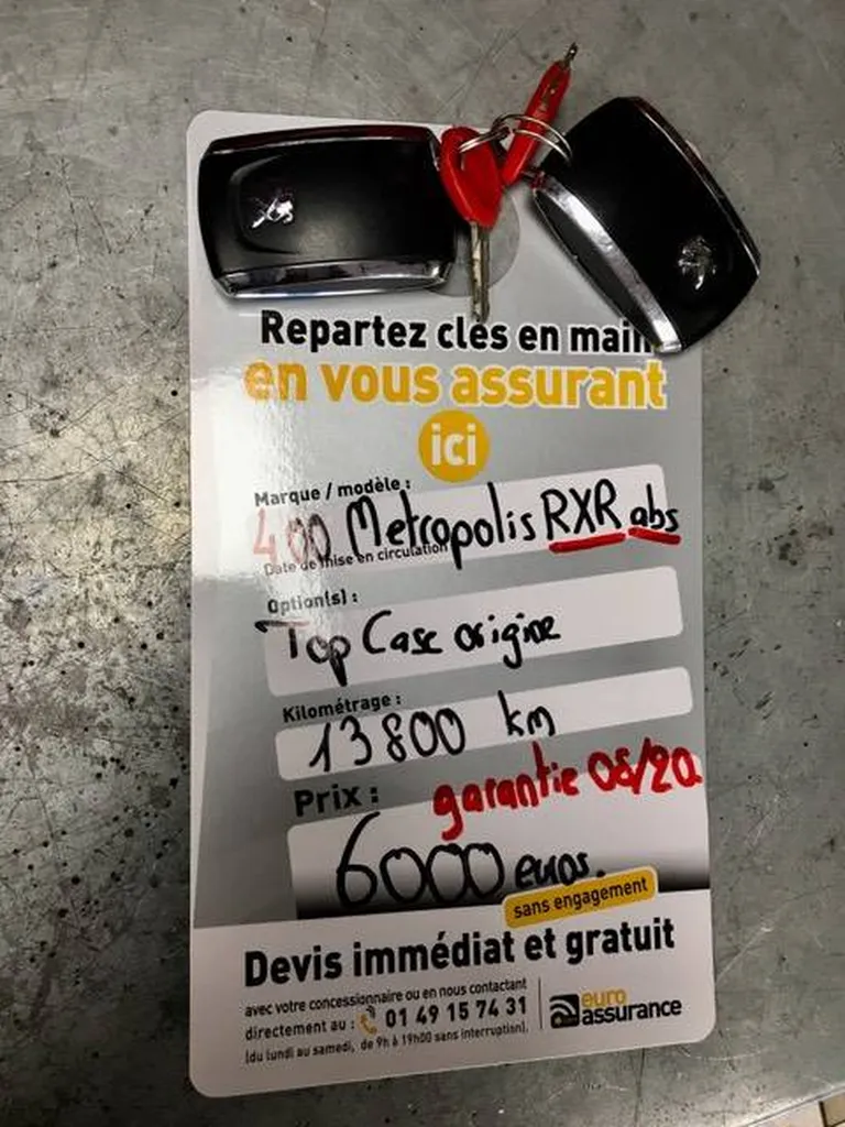 PEUGEOT METROPOLIS RXR OCCASION LA SEYNE SUR MER