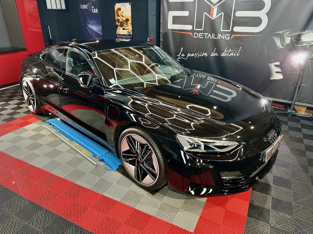 Detailing Lyon spécialiste du traitement céramique et de la protection carrosserie Audi e-tron GT