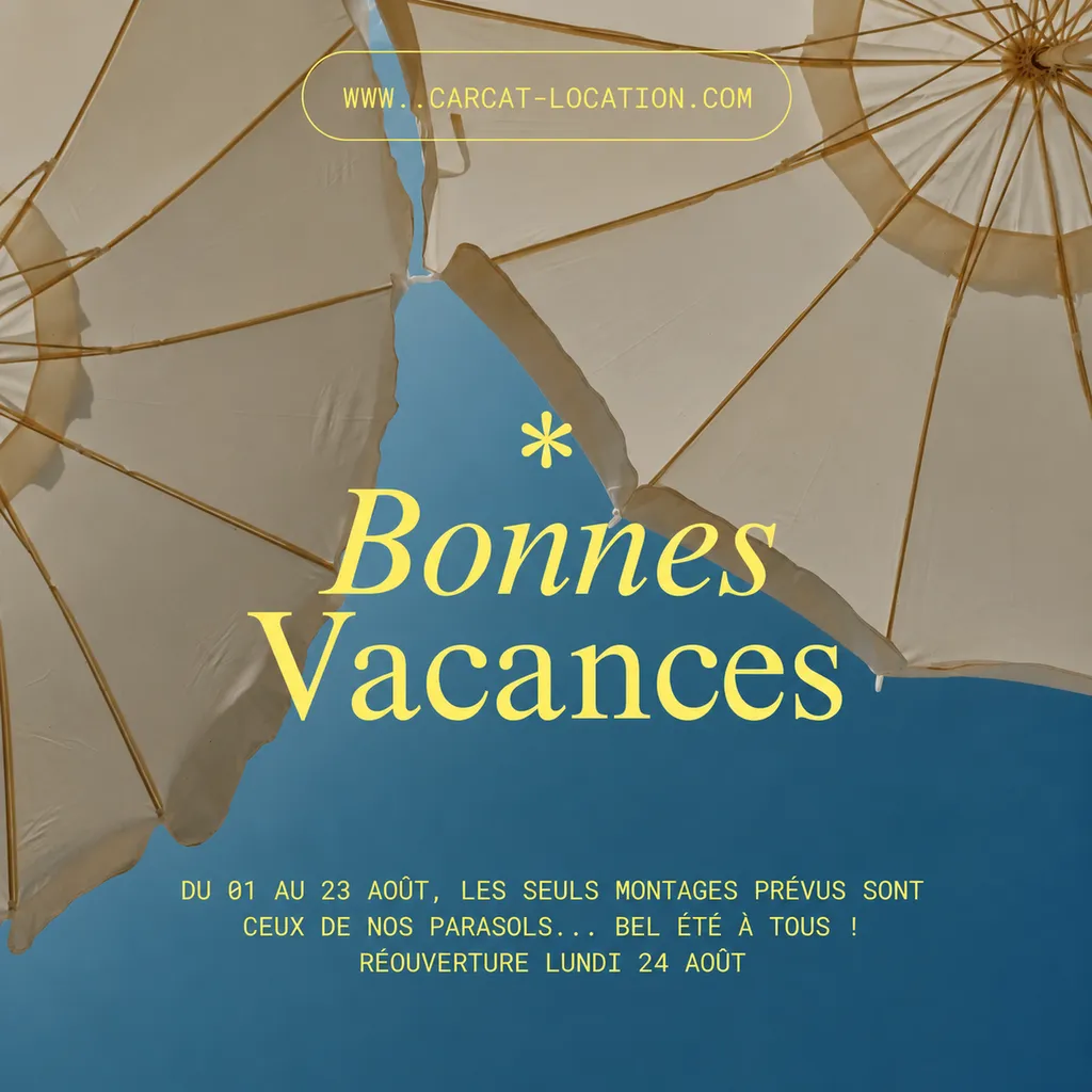 bonnes vacances à tous et à toutes