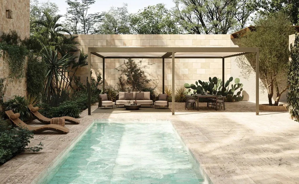 Pose de pergola en aluminium à toile en région Paca