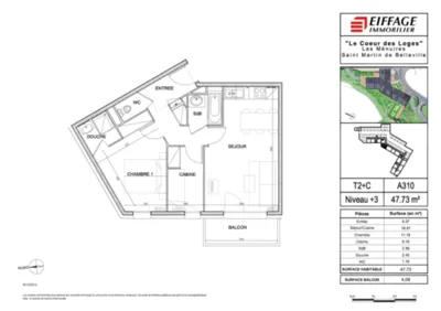 Appartement 2 cabine station les ménuires