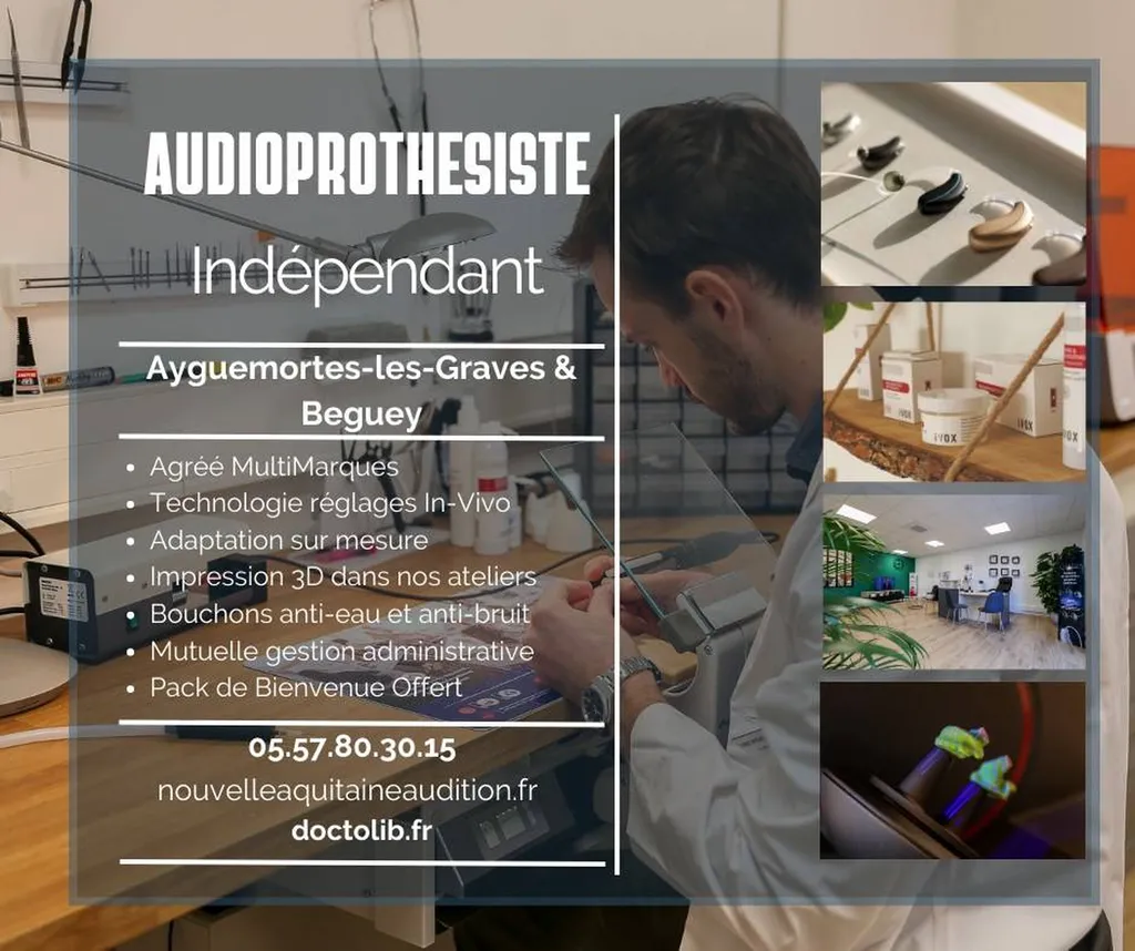 Audioprothésiste, réparation d'appareil auditif à Martillac