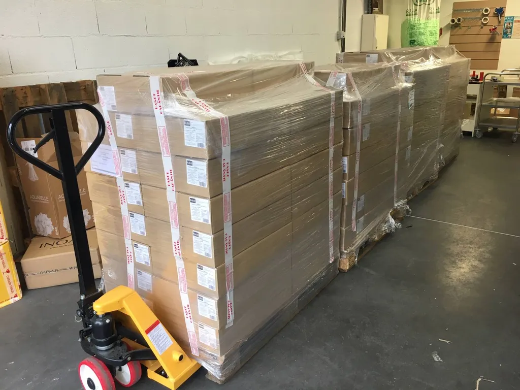 Expédition groupé de palette sur la France