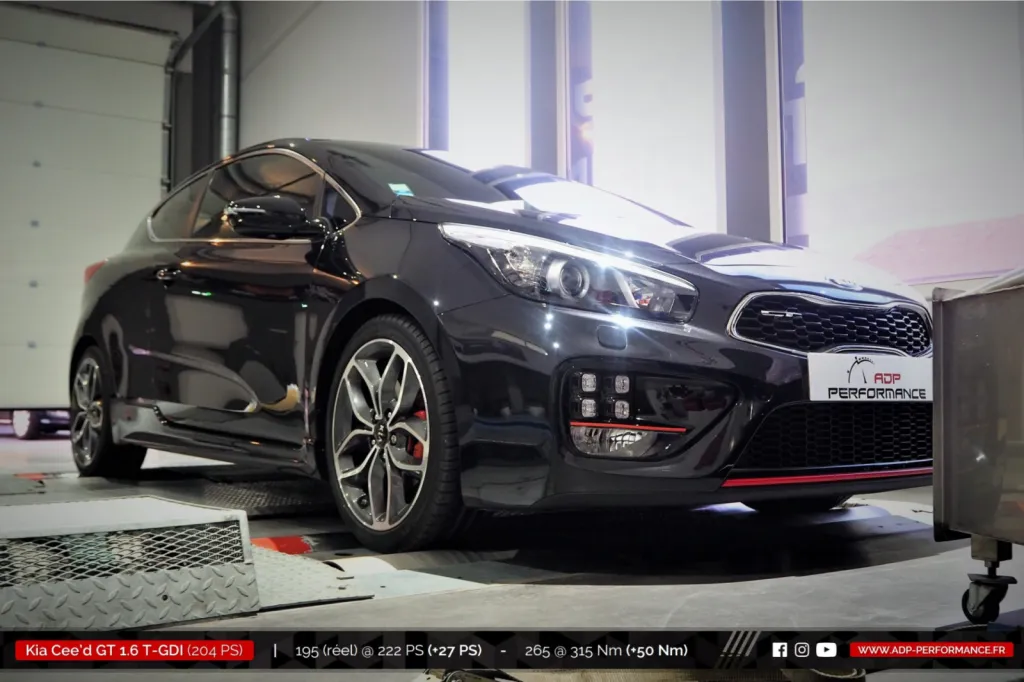 Reprogrammation moteur Salon de Provence - Kia Cee'd GT 1.6 T-GDI 204cv - ADP Performance
