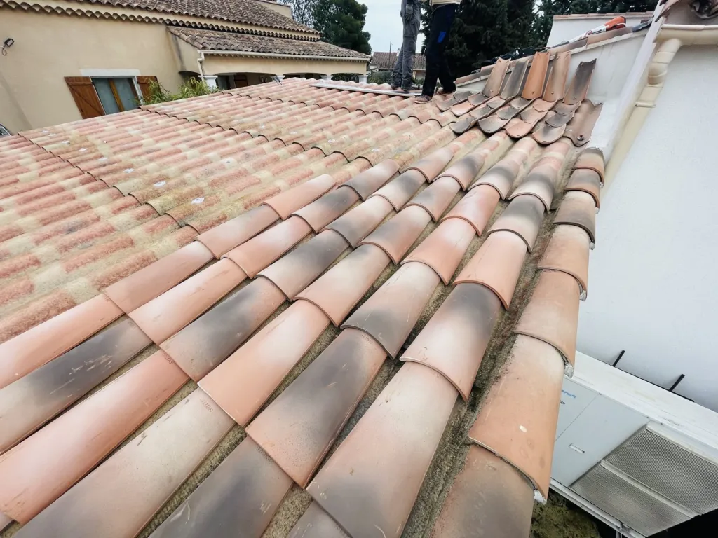 Rénovation d’une toiture type P.S.T sur Aix en Provence