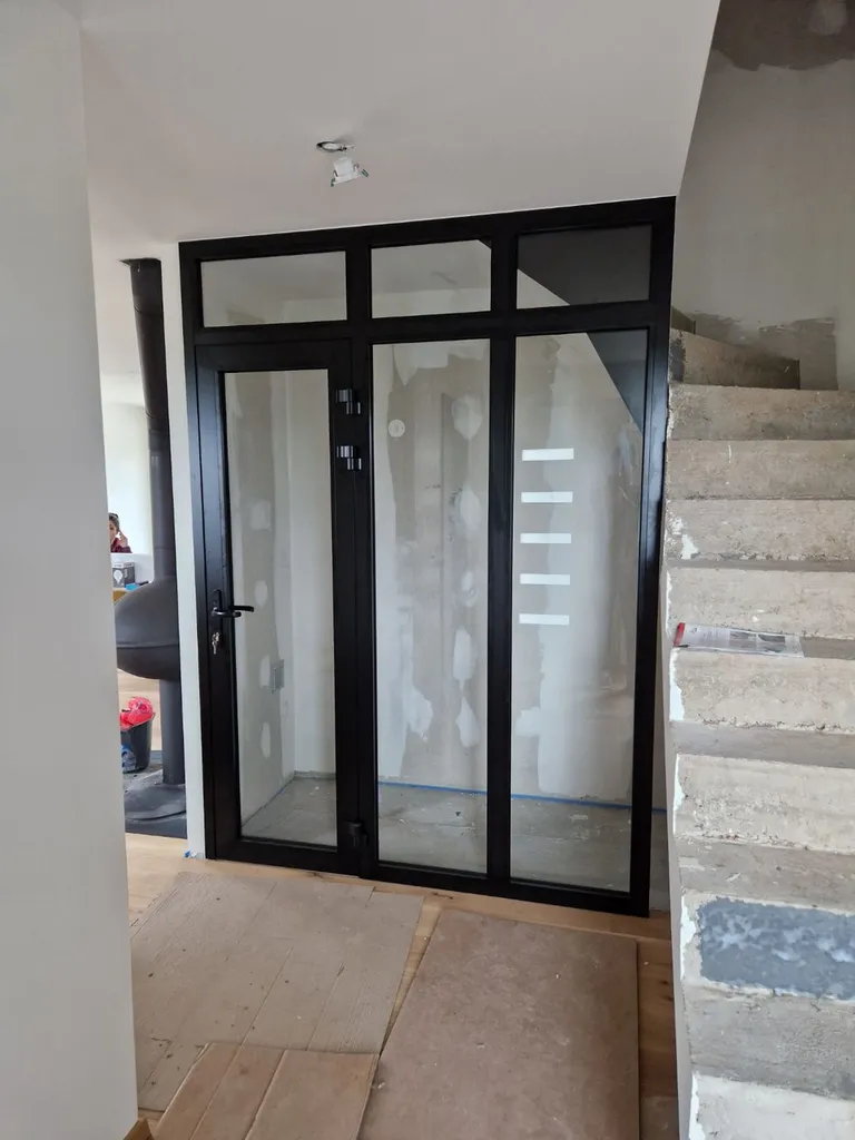 Installation d’une verrière aluminium MB-45 hautes performances avec vitrage 33.2 à Haguenau dans le Bas-Rhin