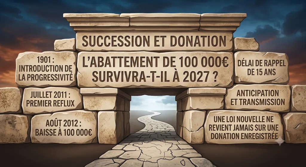 Succession et donation : l'abattement de 100 000 € survivra-t-il à 2027 ? Ce que deux siècles d'histoire fiscale nous apprennent