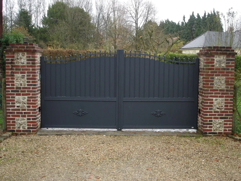 installation portail en alu style rétro proche Lisieux 14