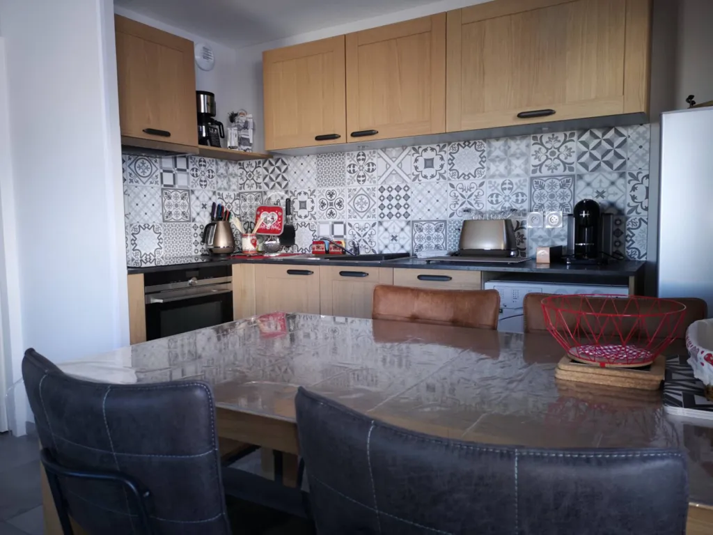 Appartement T3 avec terrasse et casier de ski chauffé, une cave et un garage au cœur de la station de Plagne Centre