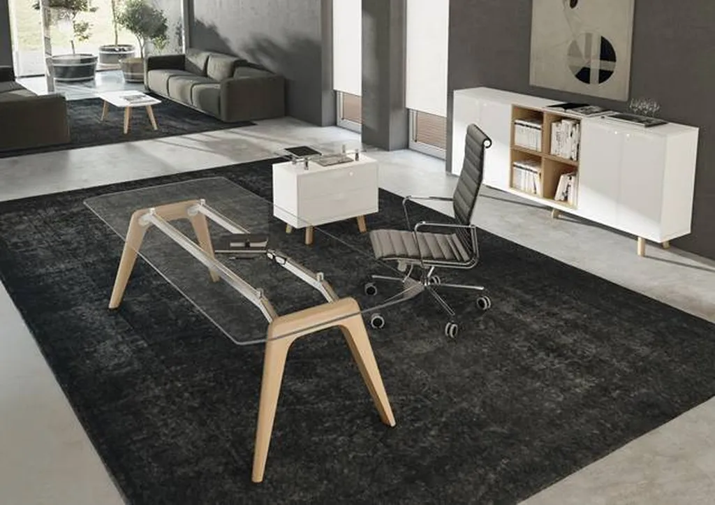 Bureau de direction verre design italien à ALES - CONCEPTYS AMÉNAGEMENT