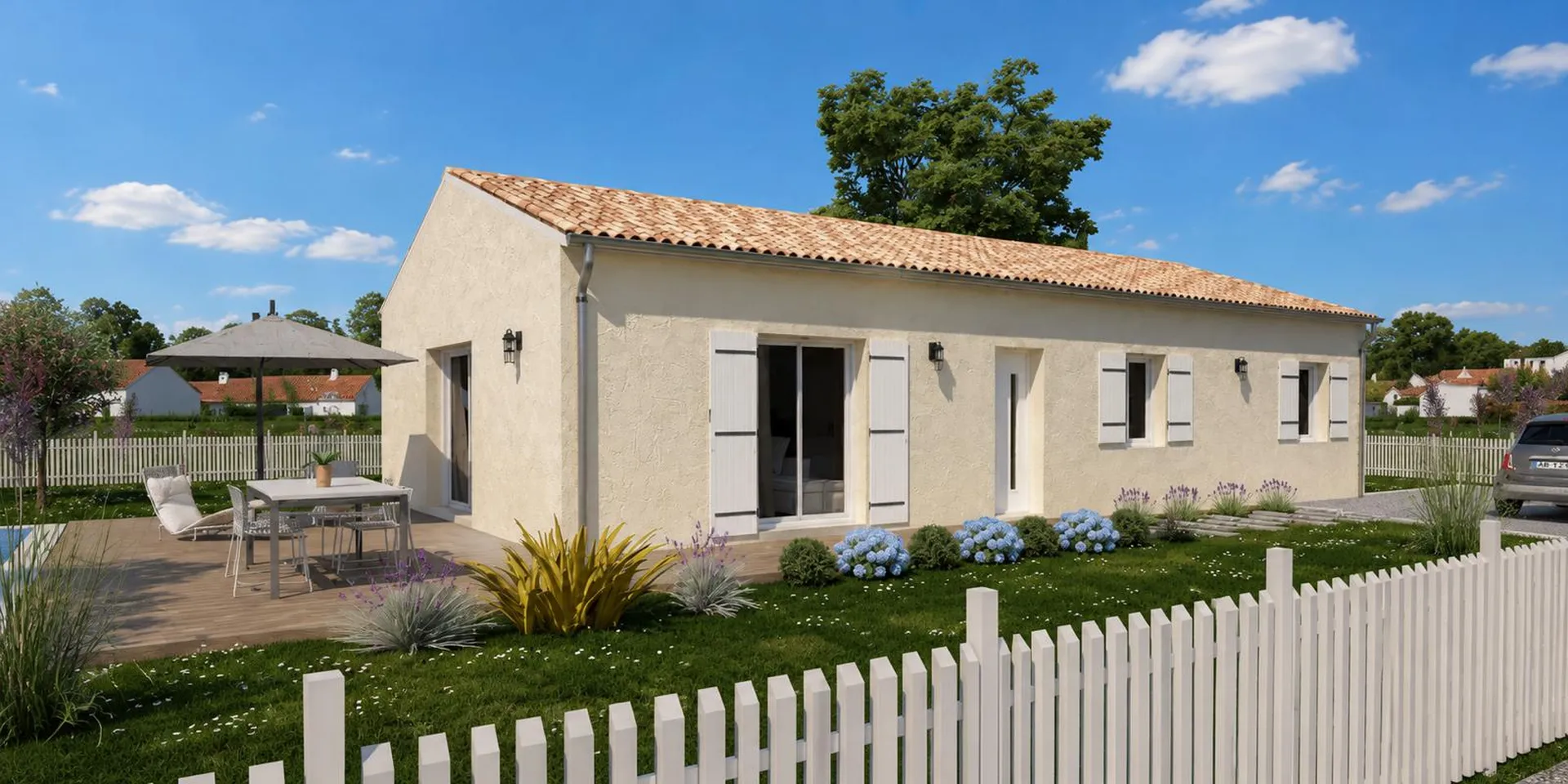 Maison neuve de 115 m² sur la commune de Landiras, proche de Langon et de l'accès A62