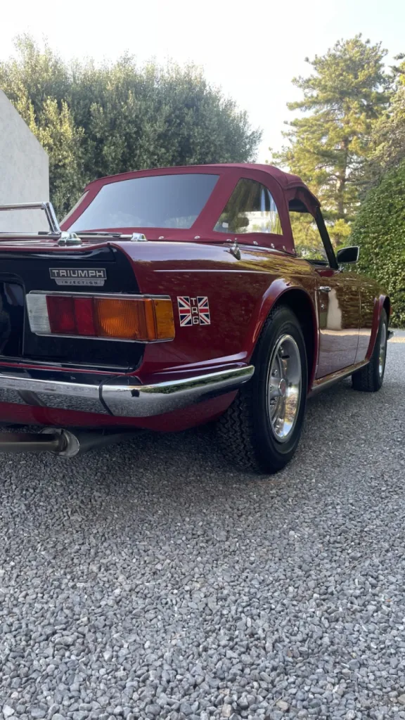 Protection Ceramique Gtechniq Triumph TR-6 à Antibes par Riviera Detailing 