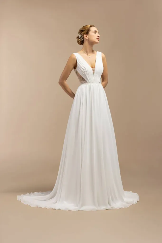 robe de mariée droite