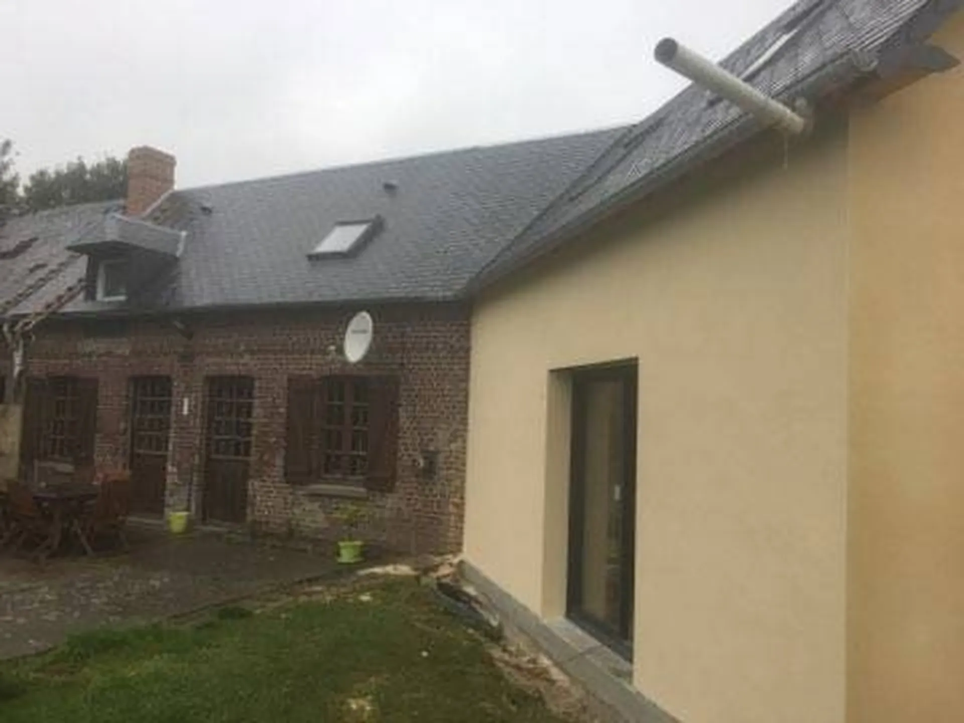 Agrandissement de maison en maçonnerie, menuiserie et couverture secteur  Cany Barville