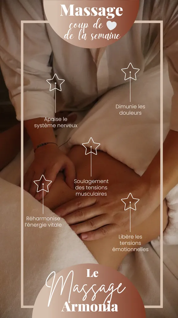 Massage Armonia relaxant et enveloppant pour une détente profonde et un lâcher-prise à Toulouse
