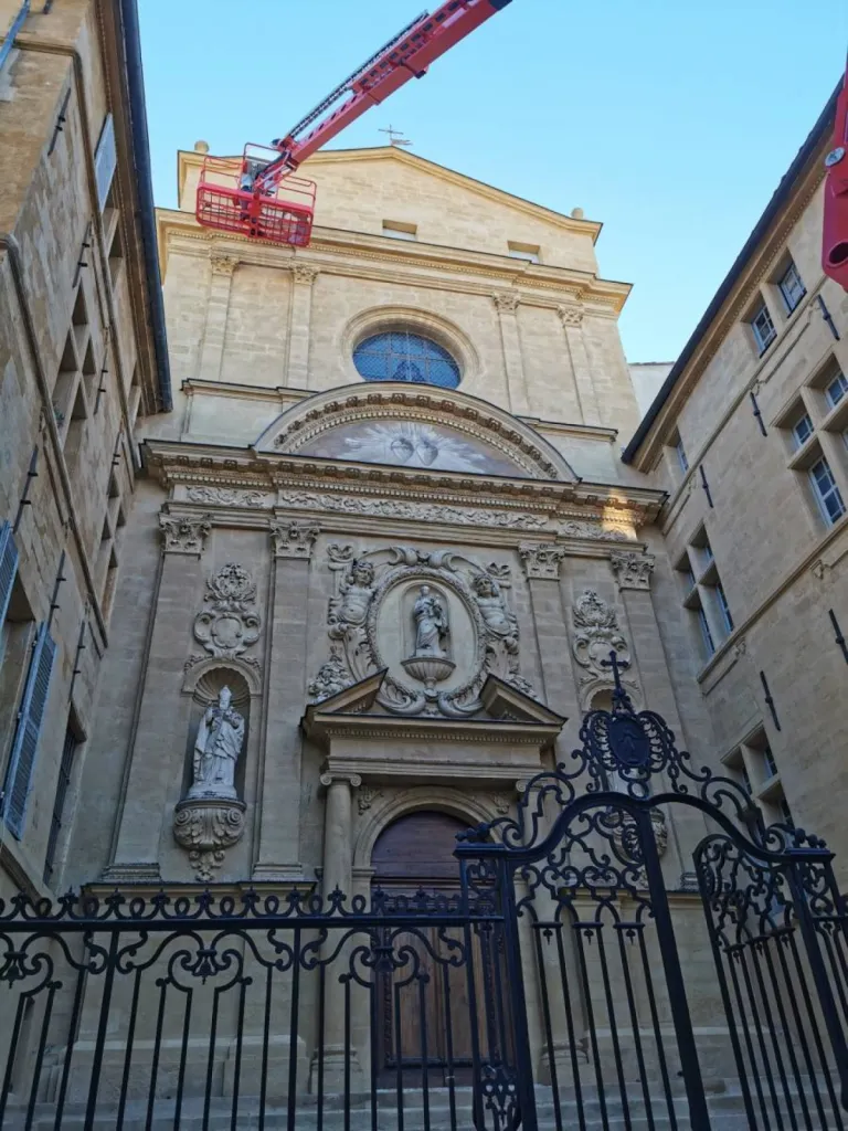 anti pigeon sur la visitation à aix en provence