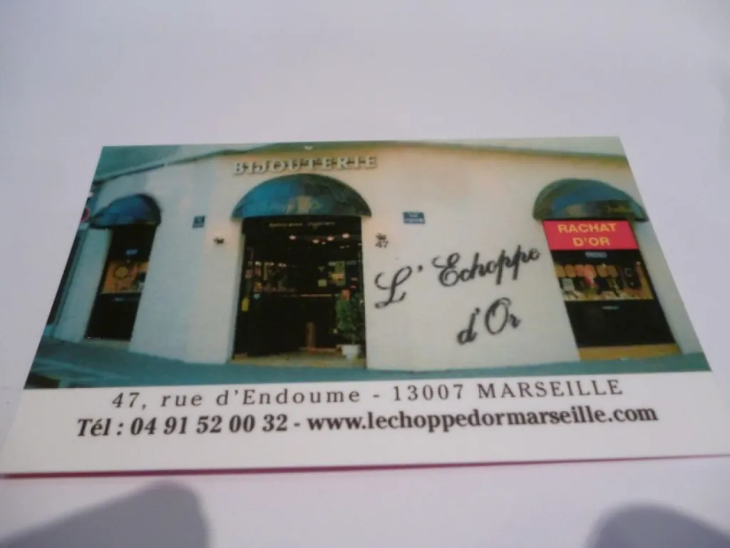 Magasin d'achat d'or et d'argent à Marseille