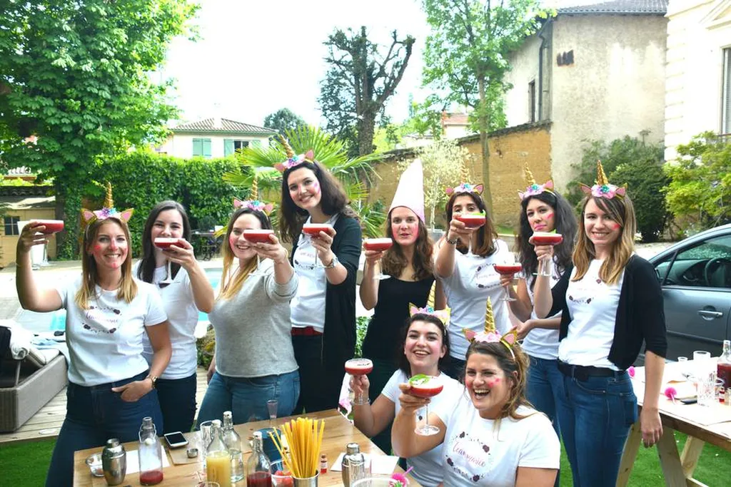 Enterrement de vie de jeune fille à domicile à Collonges-au-Mont-d'Or
