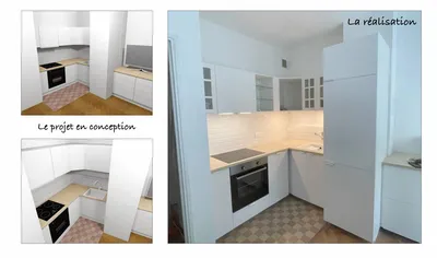Appartement ancien rénové avec changement cuisine sur Marseille Préfecture 13006 par Architecte d’intérieur