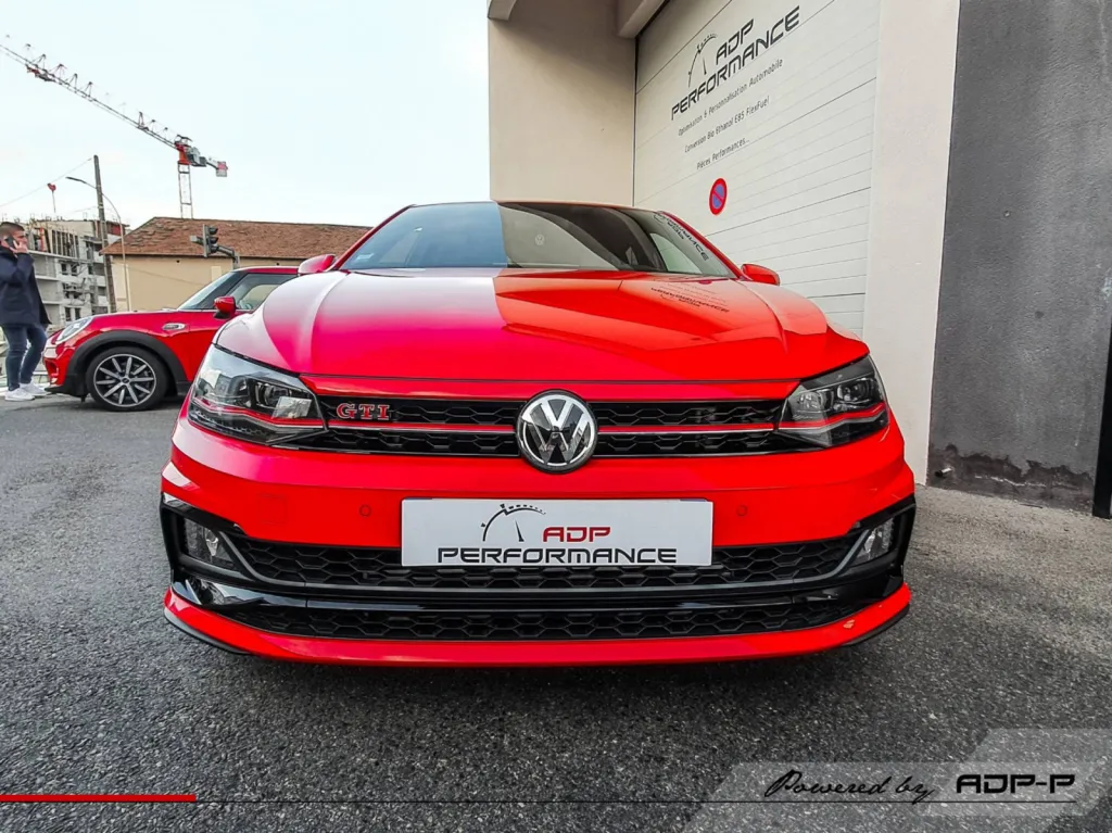 Montage ressort court Heibach + jantes TEC SpeedWheels VW Polo 6 GTi | ADP Performance Salon de Provence