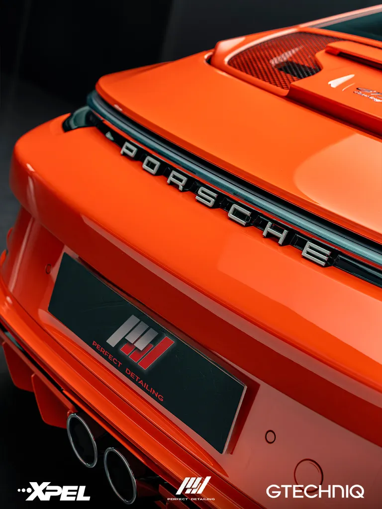 Porsche 911 TOURING ORANGE FUSION - PPF XPEL INTEGRAL - BRUXELLES