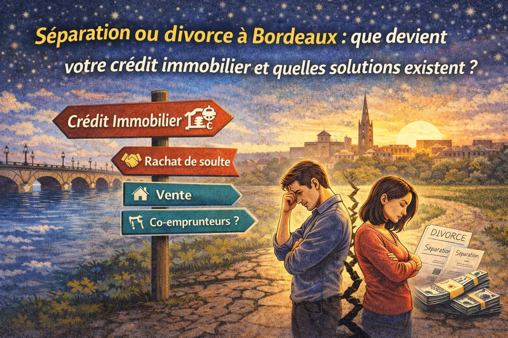 Séparation ou divorce à Bordeaux : que devient votre crédit immobilier et quelles solutions existent ?