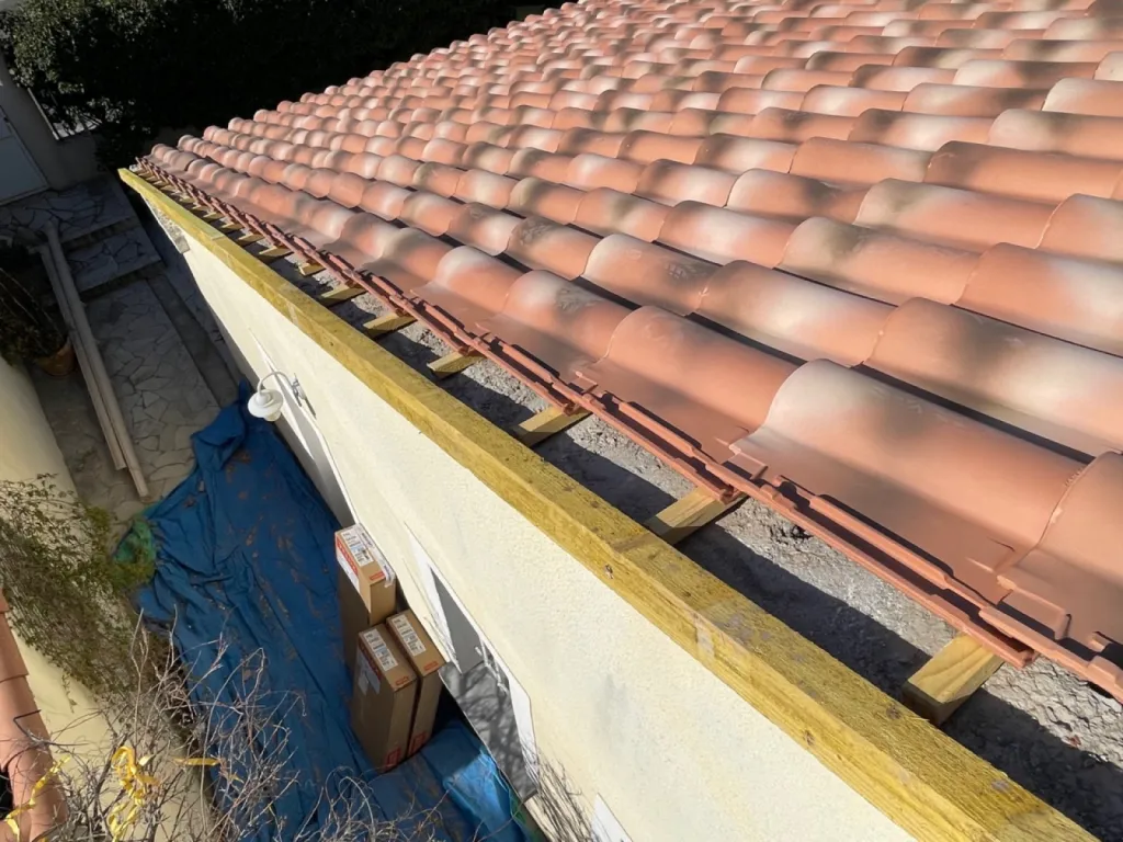 Réfection de toiture avec isolation d’une maison sur Châteauneuf-les-Martigues.