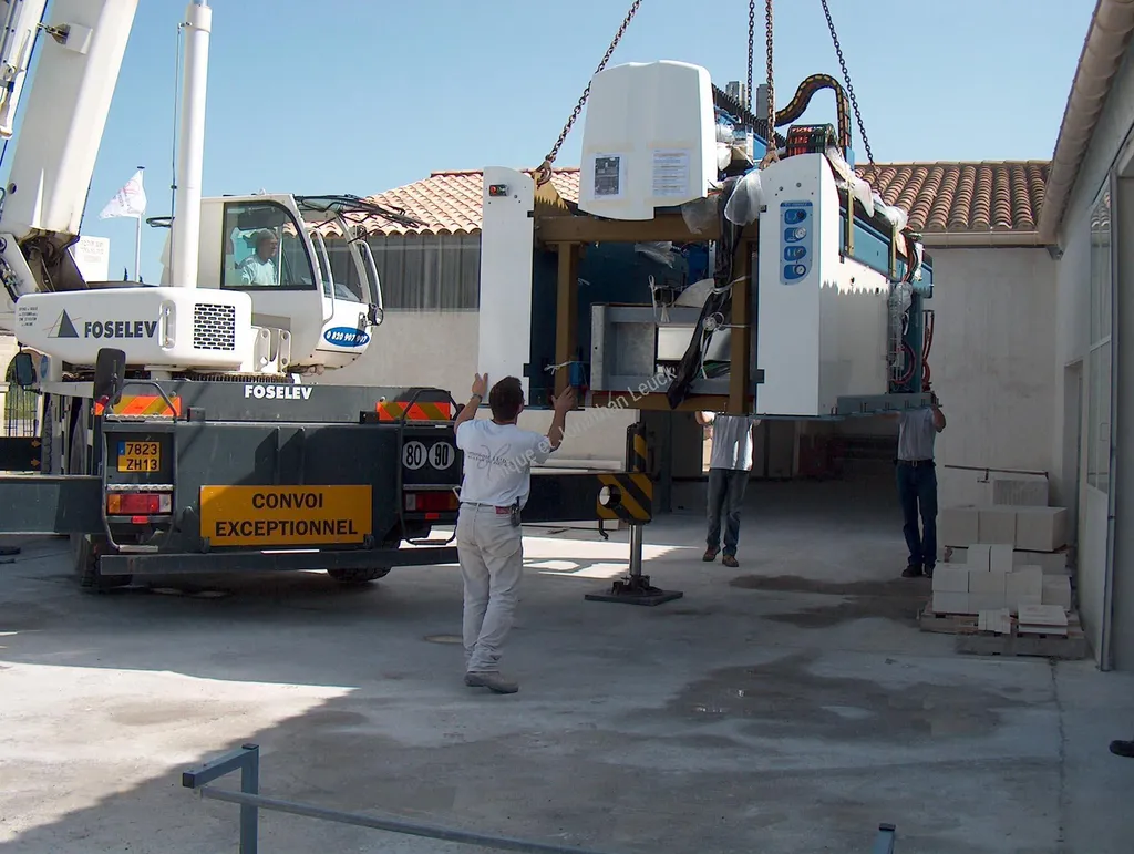 Livraison de notre centre d'usinage 