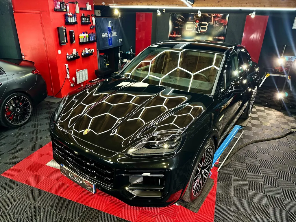 DETAILING auto protection carosserie traitement céramique lyon Porsche Cayenne 