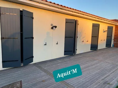 Volets battants aluminium installés par Aquit'M sur Martignas sur Jalle proche Saint Jean d'Illac