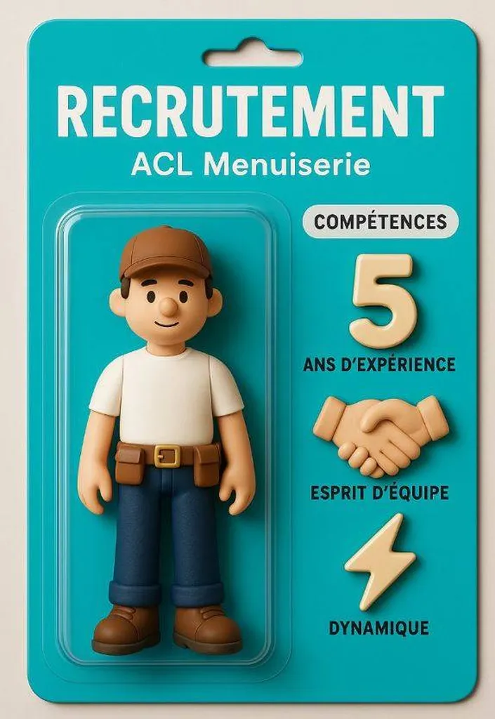 ACL MENUISERIE RECRUTE COGOLIN