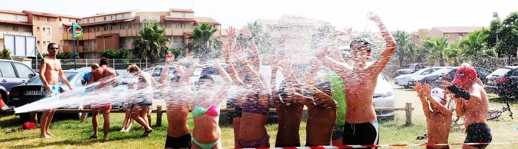 animation d'eau camping narbonne