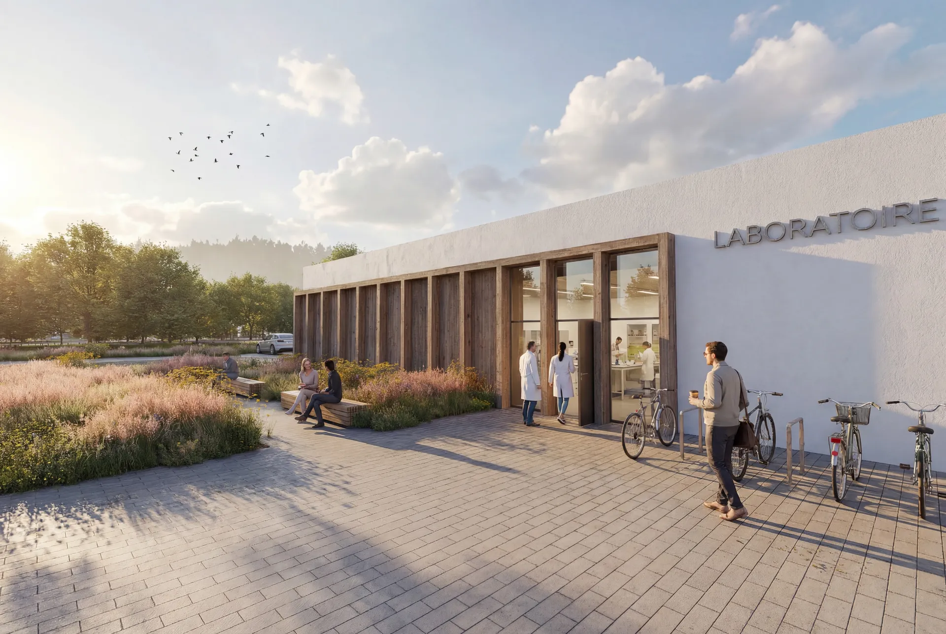 Rénovation thermique et extension d'un laboratoire médical - Ostwald