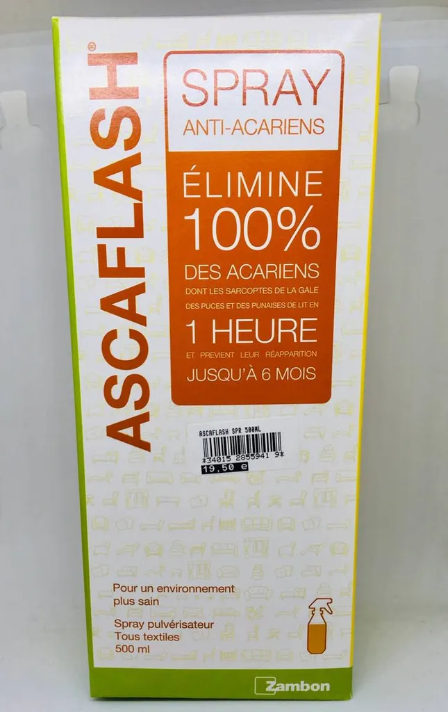 ASCAFLASH anti acariens puces gale punaises de lit à marseille