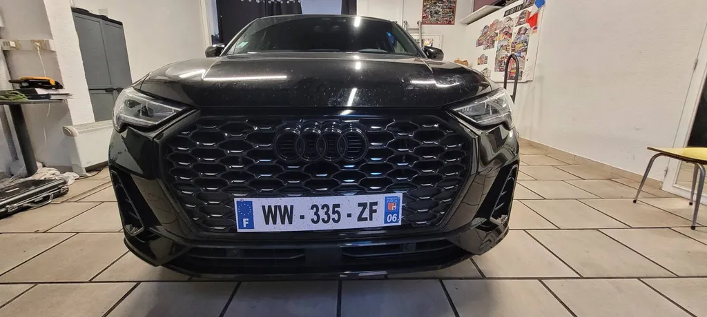 Déchromage éléments gris en covering noir brillant dans les alpes maritimes 06 