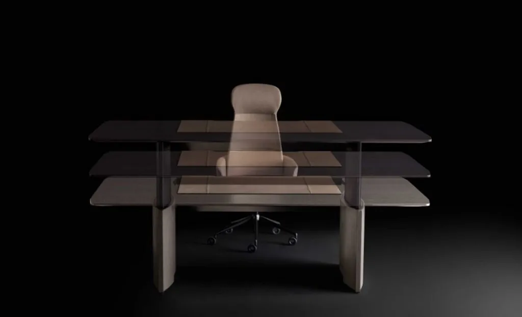 Bureau direction bois design et électrique pour équiper un bureau professionnel à Nîmes