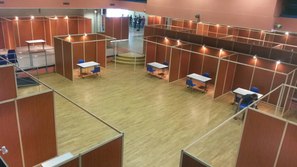 Cloison pour une exposition