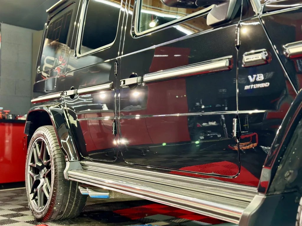 Protection carosserie traitement céramique lyon Mercedes G63 AMG