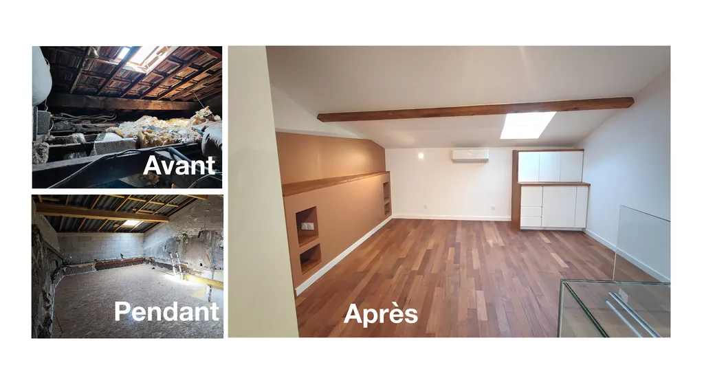 Architecte d’intérieur pour agrandissement aménagement de comble 13008 avec surélévation