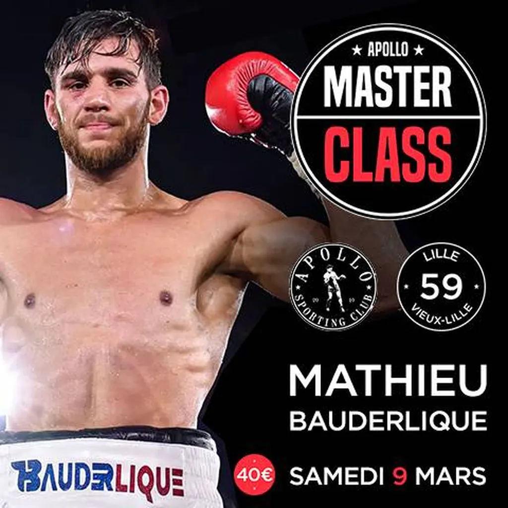 MASTERCLASS APOLLO : Mathieu Bauderlique à Lille