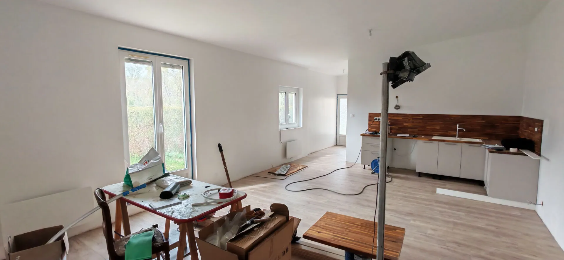 À vendre, maison rénovée 82 m² sur un terrain de 993 m² sur la commune de Saint-Pierre-les-Elbeuf 76320