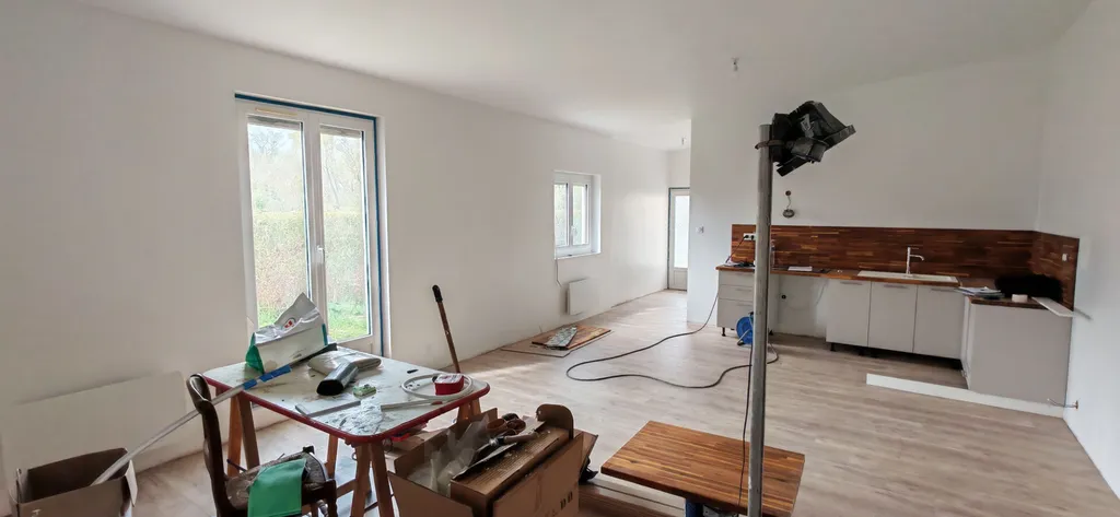 À vendre, maison rénovée 82 m² sur un terrain de 993 m² sur la commune de Saint-Pierre-les-Elbeuf 76320